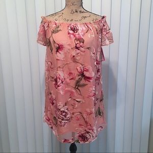 Floral Velvet Dress